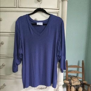 "French Grey" knit shirt from stitch fix 1X